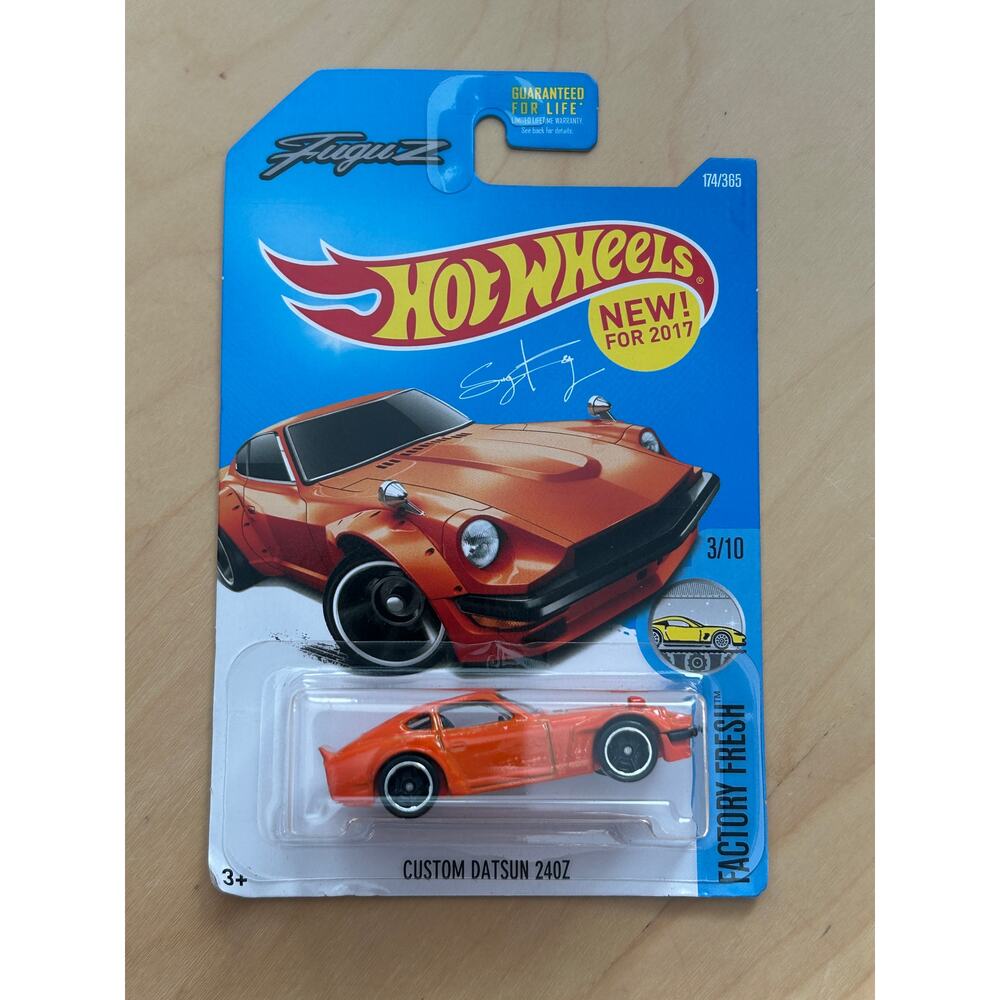 Hot Wheels Custom Datsun 240Z Orange 2017 Factory Fresh
